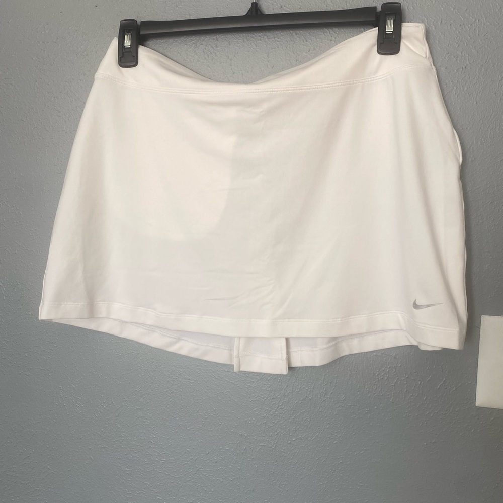 Nike Golf Sport Dry-Fit White Athletic Skirt Large tennis gym